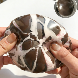 ของเล่นบีบคลายเครียดรูปช็อกโกแลตมิ้นท์สีเข้มแบบขายส่ง ของเล่นบีบคลายเครียดแบบกรุบกรอบ ทำเองได้ บีบแล้วมีเสียง ของเล่นขึ้นรูปได้ ของเล่นสำหรับออฟฟิศ - Product Image 6