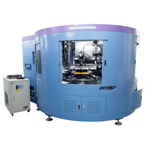 Machine d'impression sérigraphique rotative tricolore entièrement automatique avec positionnement CCD pour bouteilles - Product Image 2