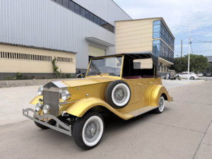Mejor Precio, Auto Eléctrico Blanco de 5 Plazas, Estilo Antiguo, Clásico, Vintage, para Transporte Especial en Hoteles - Product Image 5