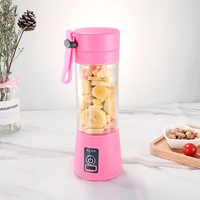 Presse-agrumes portable rechargeable en gros Mélangeur de jus fraîchement pressé Sécurité personnelle Mini presse-agrumes à 6 lames