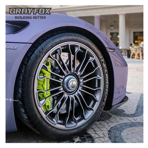 GRAYFOX Jantes noires forgées personnalisées 5x120 5x112 5x113.4 17 18 19 pouces Jantes forgées pour Porsche 911 918 917 <span class=keywords><strong>Concept</strong></span> 2019 - Product Image 2
