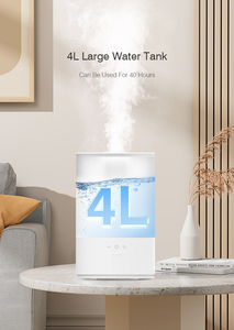 루날 뉴 핫 스팀 4L 가열식 KC 초음파 가습기 (LED 조명 & 아로마테라피 기능 포함) 가정용 1년 보증 - Product Image 2