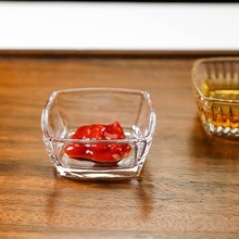 Cuenco de vidrio para condimentos, plato para salsas, cuenco para condimentos doméstico, plato para salsa de soja, vinagre, plato para guarniciones, plato para aperitivos - Product Image 4
