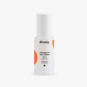 Divain Care Crema Giorno con Vitamina C+E, Acido Ialuronico per una Pelle Super Luminosa - Product Image 1