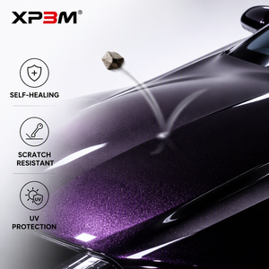 ฟิล์มหุ้มรถยนต์ XP3M สีเมทัลลิกอเมทิสต์ OEM เงาแบบ TPU ความหนา 7.5 มิล ฟื้นฟูตัวเองได้ ป้องกันรอยขีดข่วน ป้องกันการเหลือง ฐาน TPU Covestro - Product Image 3