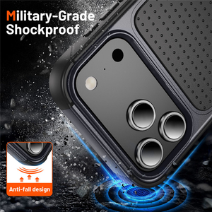 Protezione antiurto per telefono per <span class=keywords><strong>iPhone</strong></span> 17 Pro Max 16E 13 12 Mini 14 Plus 17Air <span class=keywords><strong>11</strong></span> 15 Pro Max <span class=keywords><strong>Cover</strong></span> per PC + TPU - Product Image 5