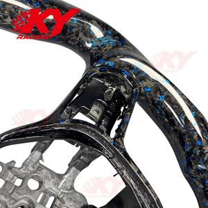 Volant de direction en fibre de carbone forgée personnalisé avec LED RPM pour Honda Civic Accord Sport Sedan 11e génération, pour Acura Integra 2021-2026 - Product Image 3
