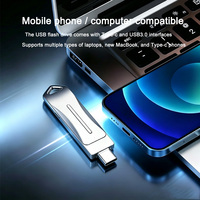 Clés USB personnalisées, clé USB OTG type C, clé USB 64 Go pour téléphones mobiles, 16 Go, 32 Go, 128 Go, clé USB 2.0 OTG