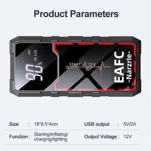 Démarreur de <span class=keywords><strong>Voiture</strong></span> Portable 12V 600A (Crête) 6400mAh pour Véhicules Essence et Diesel – Alimentation Directe Usine 502040 - Product Image 6