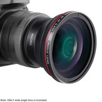 Objectif grand angle HD Neewer 52 mm 0,43x avec partie macro sans distorsion, haute définition numérique pour appareil photo reflex numérique