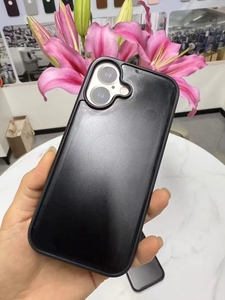 เคสโทรศัพท์หลากสี TPU PC ร่องคู่สำหรับ <span class=keywords><strong>iPhone</strong></span> 17 16 15 PRO MAX ฝังหนังไ<span class=keywords><strong>ม</strong></span>้เคสว่างเปล่าสำหรับ <span class=keywords><strong>iPhone</strong></span> 17pro Max - Product Image 5