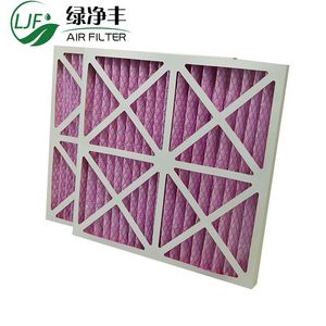 Tùy chỉnh xế<span class=keywords><strong>p</strong></span> li HVAC AC lò Bộ lọc không khí merv 6-14 kích cỡ 20x25x1 20x24x1 12x12x1 10x10x1 giấy các tông xây dựng - Product Image 6