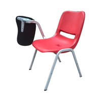 Chaise de formation pliante pour salle de conférence avec table d'étude et chaise de tableau d'écriture une chaise de formation de bureau