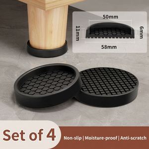 Premium Silicone Anti Slip Foot <b>Pads</b> Silent Shockproof Floor Protector <b>Pads</b> for <b>Bed</b> Table Sofa Movable Home Furniture - Product Image 3
