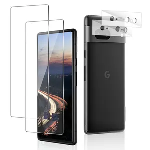 Film protecteur d'écran transparent de qualité supérieure pour google pixel 7, pour pixel 7 protecteur d'écran en verre trempé