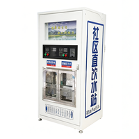 Distributeur d'eau à double sortie de haute qualité, station de remplissage d'eau potable purifiée par osmose inverse pour la communauté, remplissage de seaux de 5 gallons