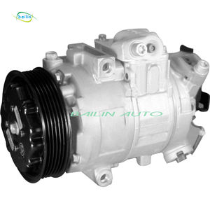 Compresor de Aire Acondicionado para Automóvil, Piezas del Sistema de Aire Acondicionado para <span class=keywords><strong>Seat</strong></span> Cordoba <span class=keywords><strong>IBIZA</strong></span> <span class=keywords><strong>Ibiza</strong></span>/VW Bora GOLF POLO, 6Q0820803DX 6Q0820803H - Product Image 1