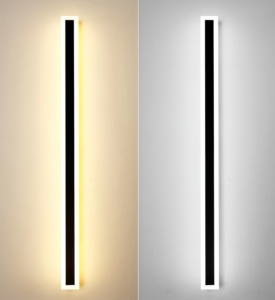 Treo Tường Ngoài Trời vườn ánh sáng tuyến tính Đèn tường IP65 dài <span class=keywords><strong>Led</strong></span> Ngoài Trời Đèn tường cho hiên nhà biệt thự trong nhà sử dụng ngoài trời - Product Image 2