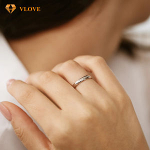 Bagues de couple simples en platine 3MM, alliance en forme de dôme pour homme et femme, bagues assorties classiques, cadeau de cérémonie et d'anniversaire - Product Image 2