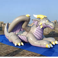 Animal gonflable géant réaliste de dragon de zénith pour la décoration d'événement