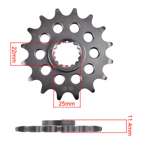 Piñón de cadena delantera de carburación forjada 520-16T nuevos repuestos de motocicleta para Husqvarna 701 Supermoto 701 Svartpilen <span class=keywords><strong>Norden</strong></span> 901 - Product Image 2