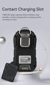 Détecteur de gaz portable HEDAO K10, détecteur de gaz unique, alarme de gaz avec rappel de faible tension de batterie - Product Image 5