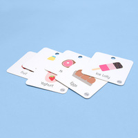 Cartes de visite personnalisées pour bébés et enfants avec impression de l'alphabet anglais - Cartes éducatives
