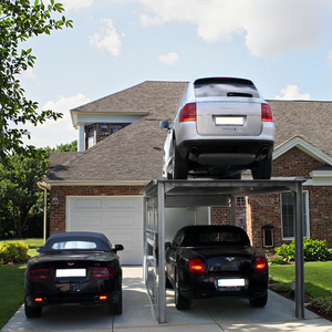 Thang máy tự động với hai cấp độ nền tảng nâng cắt kéo thủy lực ngầm cho thiết bị đỗ xe - Product Image 1