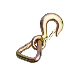 Rotary Hook With Tongue Plate Alloy Steel 10000kgs22000lbs Construction Use - Product Image 1