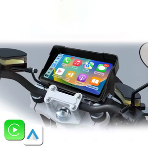 Accessoires pour moto multimédia intelligents universels avec écran tactile 5 pouces, GPS, CarPlay, <span class=keywords><strong>Android</strong></span> Auto avec support pour Apple - Product Image 1