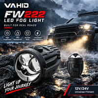 Phare antibrouillard LED haute puissance 2 pouces Bi-LED, projecteur de lumière antibrouillard, longue durée de vie, IP67 pour Toyota RAV4 2022 2024 Yaris 2020 2021