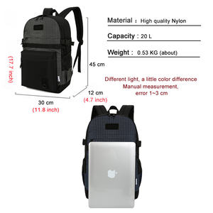 <span class=keywords><strong>Mochila</strong></span> informal para ordenador portátil <span class=keywords><strong>Dell</strong></span>, bolsa trasera de 15 pulgadas para computador de negocios - Product Image 4