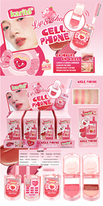 Karite - Colorete Cremoso y Sedoso con Diseño de Teléfono Móvil para Labios y Mejillas, Maquillaje Facial, Cosmético al por Mayor, Marca Privada, Colorete Ligero de 3 g - Product Image 3