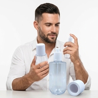 Flacon pulvérisateur à pompe à brume fine à paroi épaisse 100ml 250ml, flacon pulvérisateur nano fixe 150ml avec couvercle dôme hydratant pour maquillage