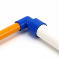 Sambungan Pipa UPVC Plastik Berkualitas Tinggi dengan Harga Kompetitif, Fitting Pipa Air Standar DIN 90 Derajat