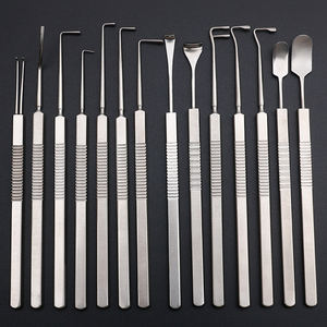 Juego <span class=keywords><strong>de</strong></span> 24 Piezas para <span class=keywords><strong>Estrabismo</strong></span> Veterinario, Tijeras para Extremidades <span class=keywords><strong>de</strong></span> Mascotas, Tijeras Planas para Gatos y Perros, Instrumentos Quirúrgicos Veterinarios - Product Image 1