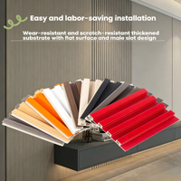 Panneaux WPC emboîtables imperméables faciles à nettoyer avec décor bois pour chambre d'enfant, grade E0