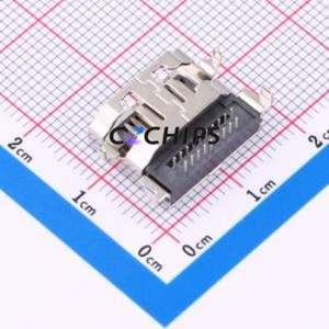 GT-HD003B-SNNG1 <b>HDMI</b> Connector Through hole Component (THT) Connector <b>HDMI</b>-A Female 19P Sink Board - Product Image 2