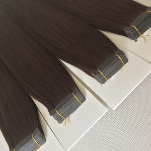 <span class=keywords><strong>M</strong></span> Qualité Double Dessiné Cheveux Humains invisibles Bande En Extension Longue Coiffure Bande Extensions De Cheveux Prêt À Expédier - Product Image 1
