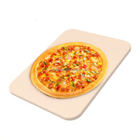 Plateau à pizza en cordierite robuste, pierre à cuire pour four et barbecue
