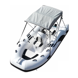 Approbation CE China Rib 390 Bateau de pêche en hypalon de 13 pieds orca avec coque en fibre de verre à fond plat - Product Image 6