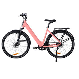 <span class=keywords><strong>Bicicleta</strong></span> Eléctrica Urbana 2026 ODM con Motor de Cubo Trasero sin Escobillas, Transmisión por Correa, Batería de Litio de 36V 10AH, Cuadro de Aluminio y Sensor de Torque - Product Image 3