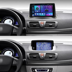 Navigateur GPS Android Auto 9 pouces, écran Full HD, connexion USB, garantie 1 an, Renault Mégane <span class=keywords><strong>3</strong></span>, tableau de bord automobile - Product Image 2