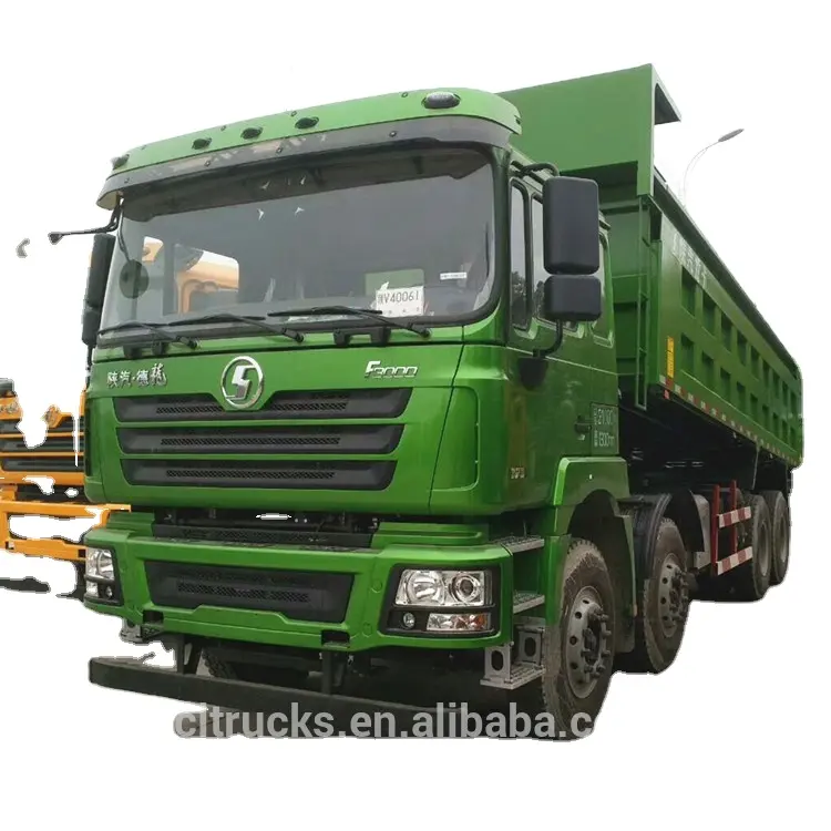 Capacità di carico pesante Shacman 8x4 autocarro ribaltabile per la vendita 10x3000 30 tonnellate usato autocarro con cassone ribaltabile per la vendita in cina 1 Set Euro 3 manuale