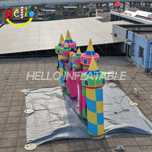 Arco Inflable Colorido con Diseño de Dulces, Puerta de Entrada Gigante para <span class=keywords><strong>Casa</strong></span> de Brinco, Decoración Frontal para Fiestas Infantiles y Parques Infantiles - Product Image 2