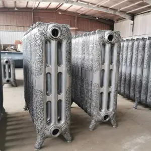 factory price ultraclimate cast iron radiators 10 sections rococo for heating with valve in antique silver