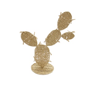 <span class=keywords><strong>Cactus</strong></span> hecho a mano para decoración del hogar, tienda y restaurante, plantas de simulación hechas de cuerda de papel respetuosa con el medio ambiente - Product Image 1