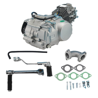 Moteur de moto Pit Bike YX140 refroidi par huile, argenté, Yinxiang 140cc 1P56FMJ, démarrage au kick, embrayage manuel, échantillon disponible