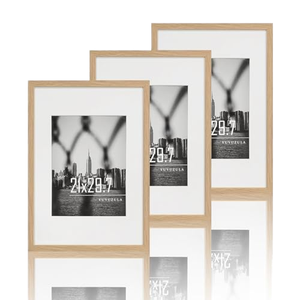 Cornice Fotografica in <span class=keywords><strong>Legno</strong></span> Massello Personalizzata con Vetro <span class=keywords><strong>su</strong></span> Entrambi i Lati, Stampa UV, Pieghevole, Formato 10 Pollici, Moderna, da Parete, per Piante - Product Image 4