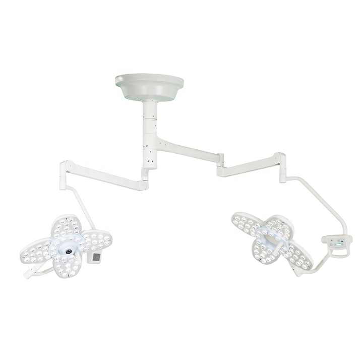 Hospital Clinic Medical Ceiling Mounted Surgical Lamp Shadowless LED Operating Light with Optional Camera